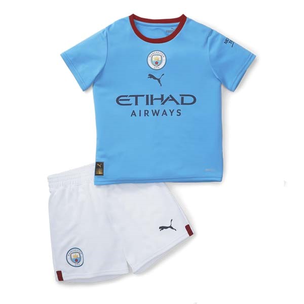 Camiseta Manchester City 1ª Kit Niños 2022 2023